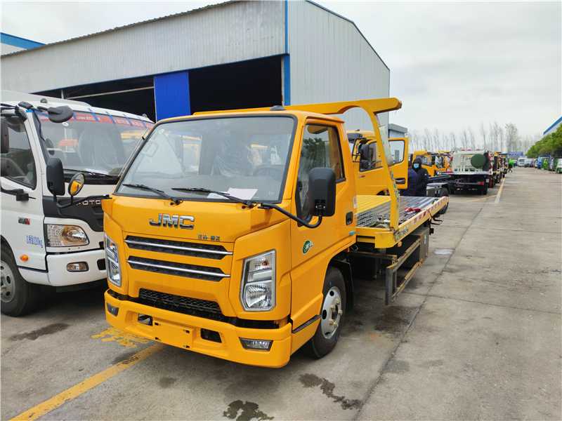 國六江鈴順達(dá)藍(lán)牌一拖二清障車