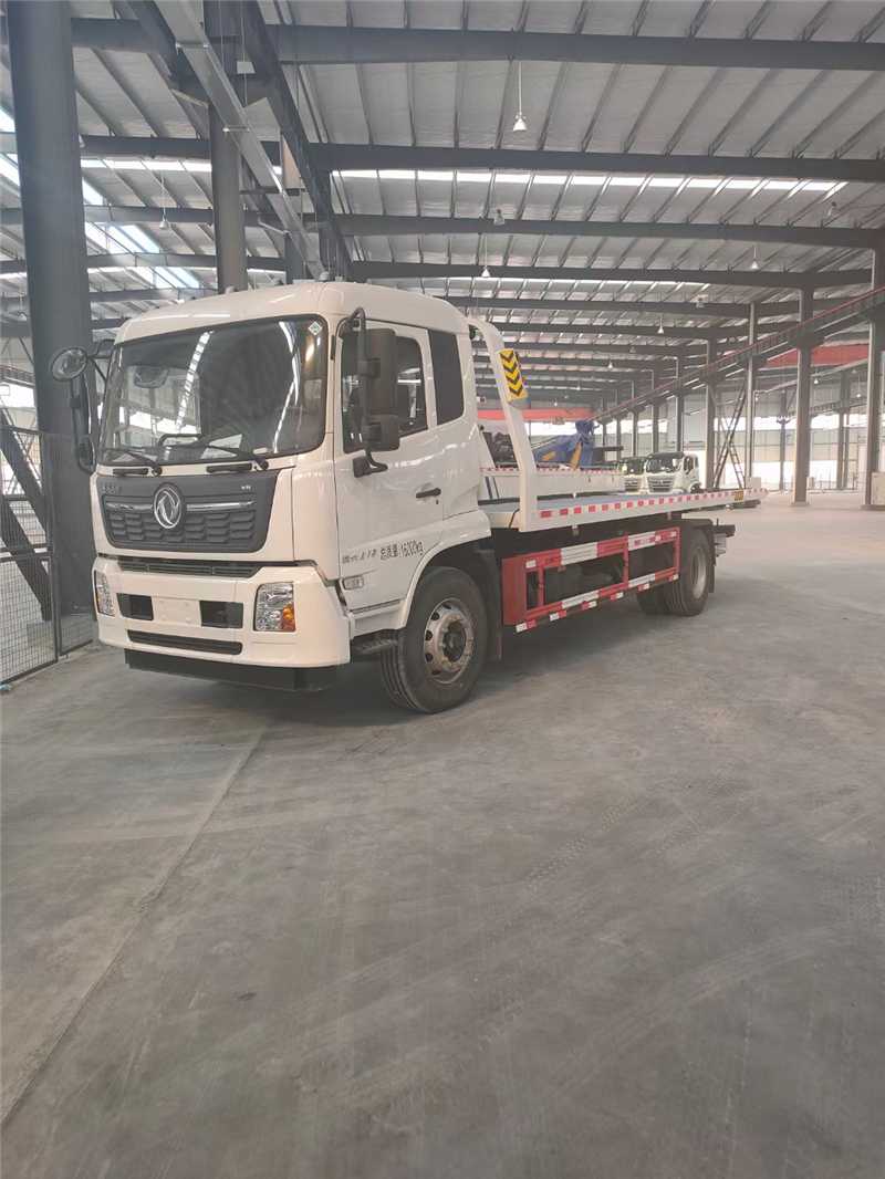 國六東風(fēng)天錦黃牌一拖二清障車